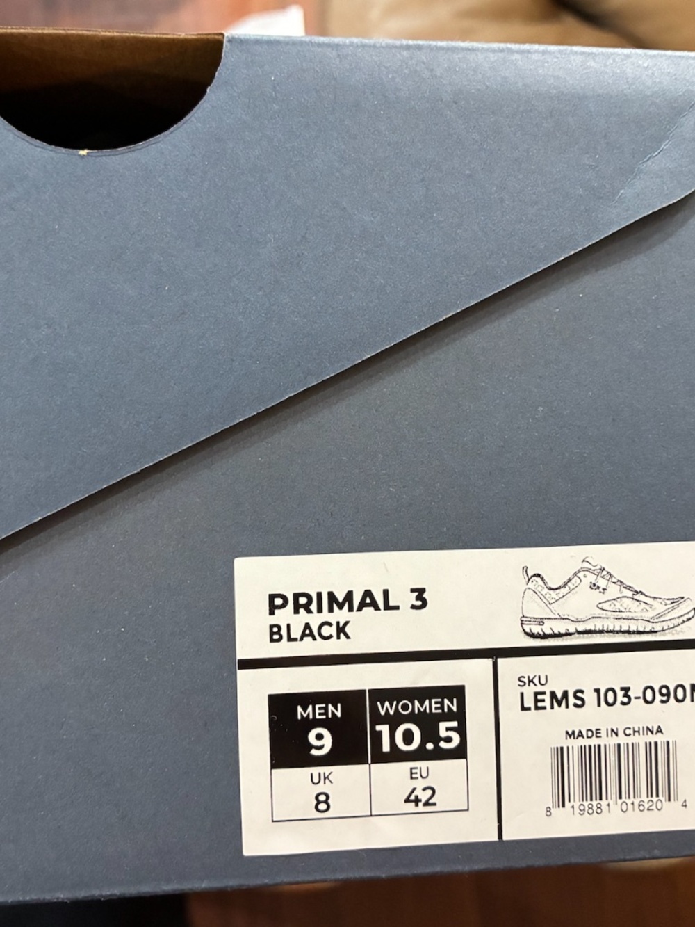 Lems Primal 3 Shoes Womens 10.5 Mens 9 - Picture 3 of 3